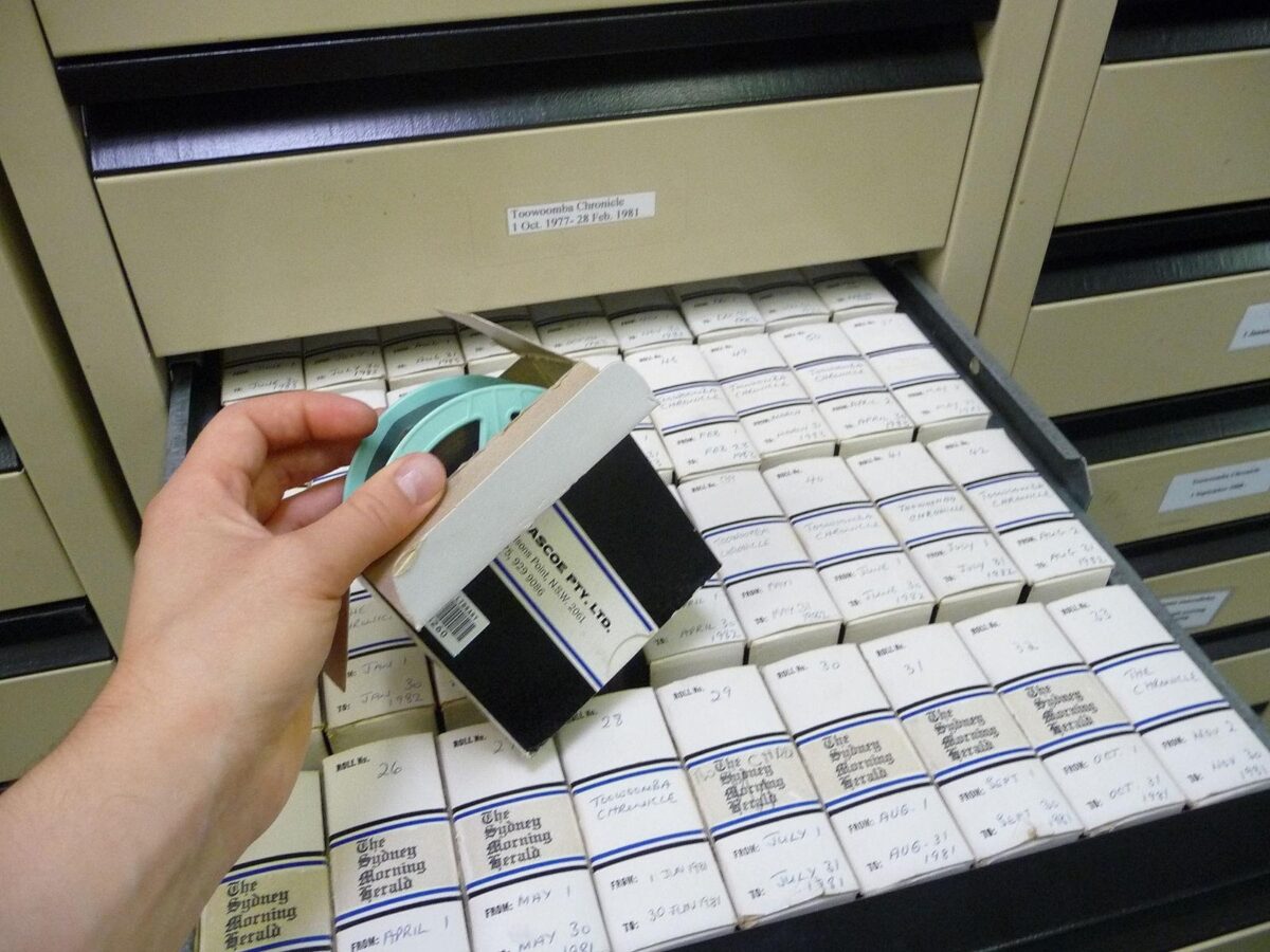 Image of Microfilm Conservation - Microfilm Into Digital Format Process